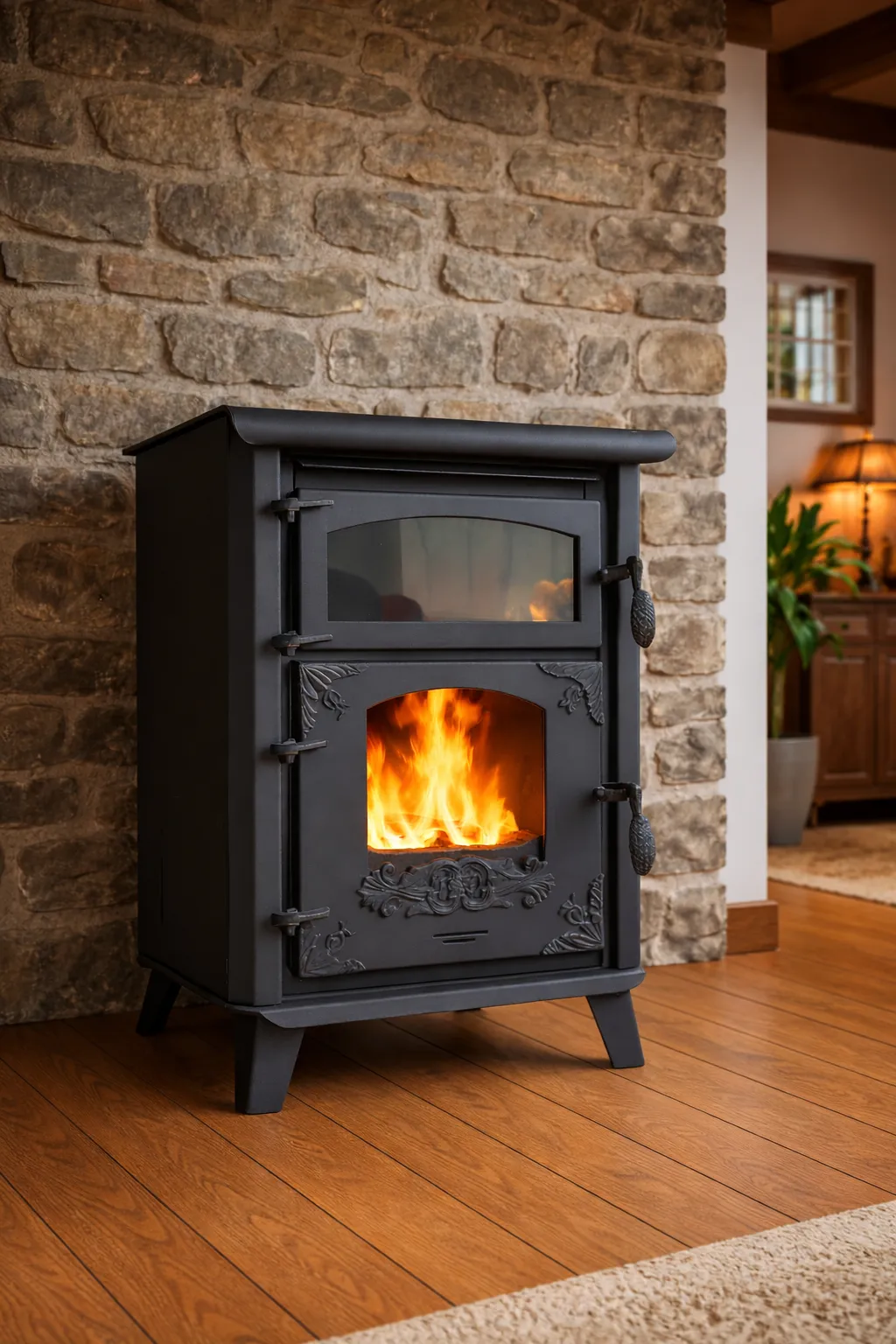 FANLI BUYUK FIRINLI PELET SOBASI EKO MAKSI F 24 KW